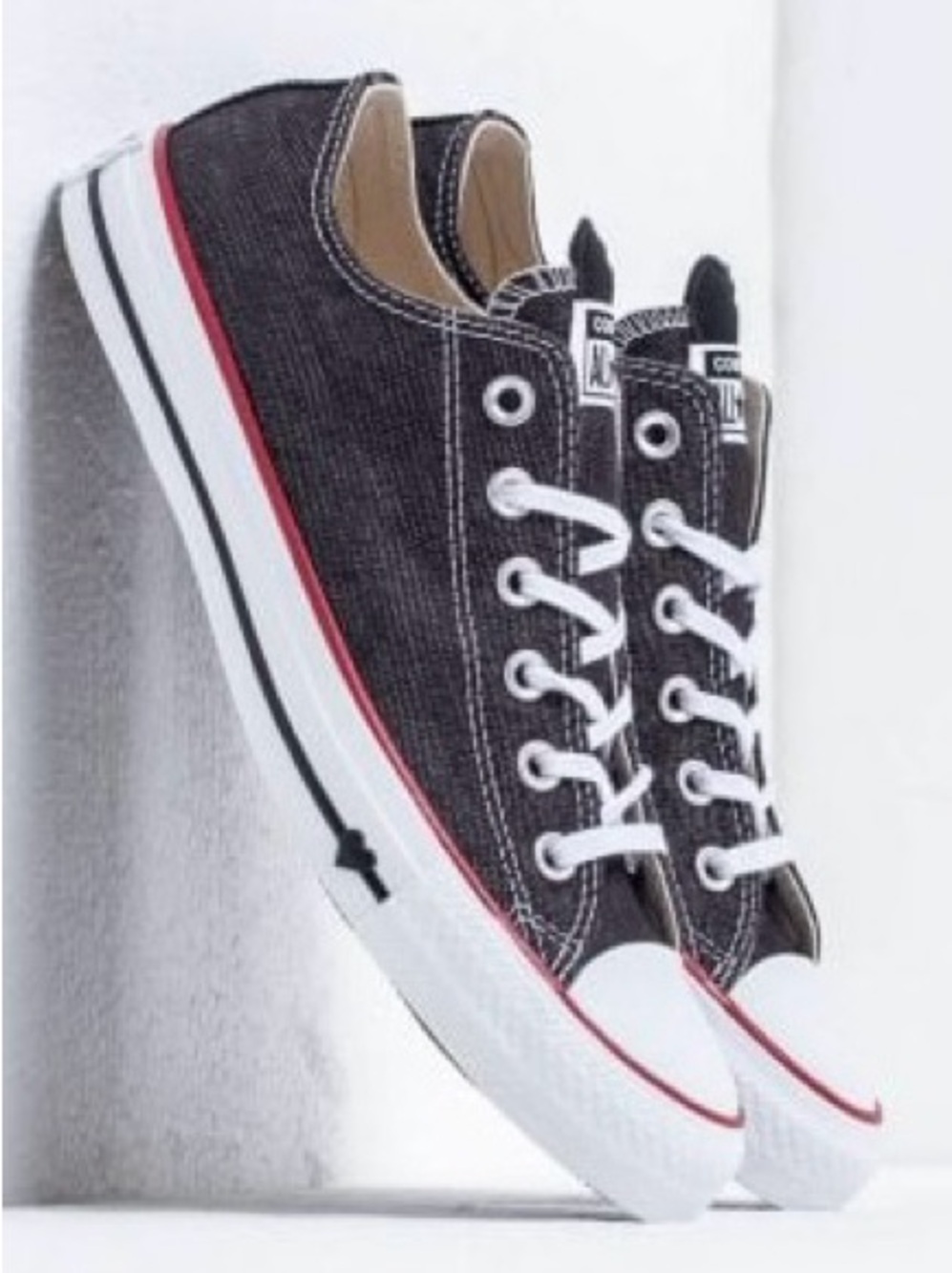Converse| Chuck Taylor Low-Top ‘XO’ Canvas Black Sneakers Sz 5
